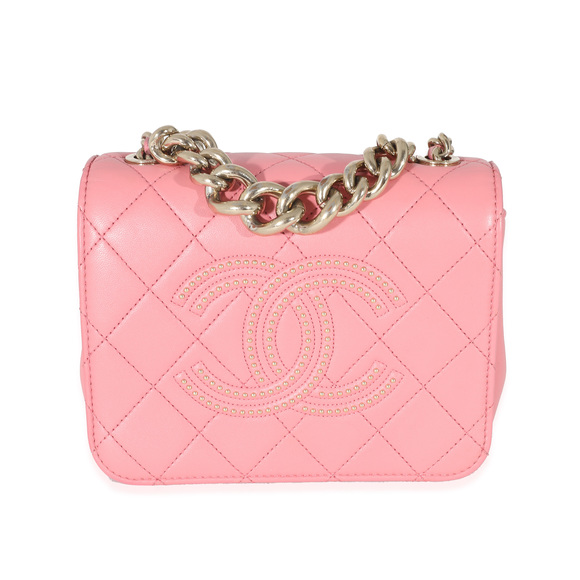 Chanel Handbags - Chanel Pink Quilted Calfskin Beauty Begins Flap Bag